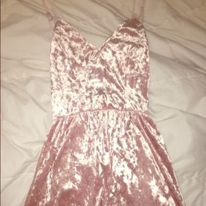 Velvet Blush Romper
